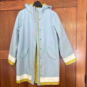 Boden Blue Hooded Raincoat